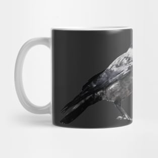 Dramabite Watercolor crow raven Mug